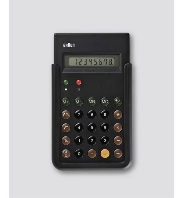HIROB「BRAUN Calculator BNE001BK」|ステーショナリー|