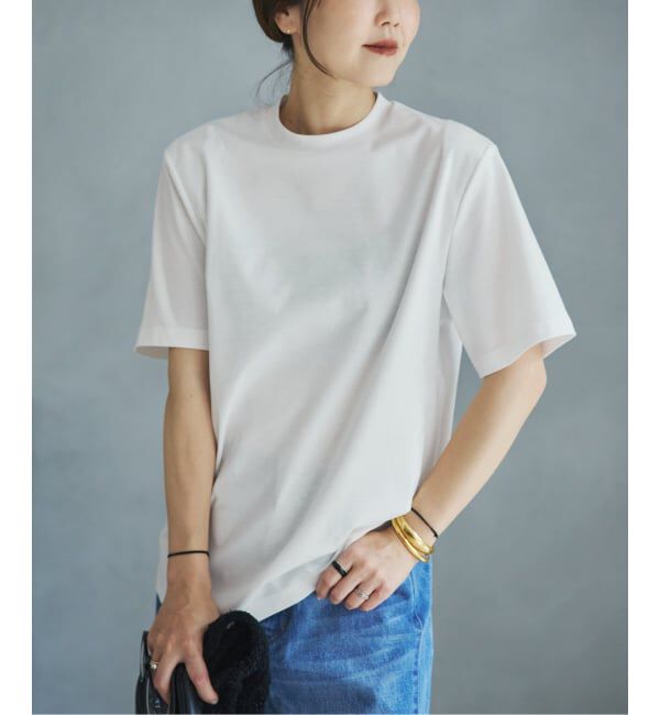 Plage「《予約》Power Shoulder Tee」|Tシャツ・カットソー|
