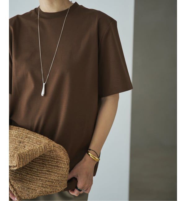 Plage「《予約》Power Shoulder Tee」|Tシャツ・カットソー|