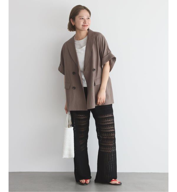 SLOBE IENA「《シリーズあり》レース編みニットパンツ」|その他|