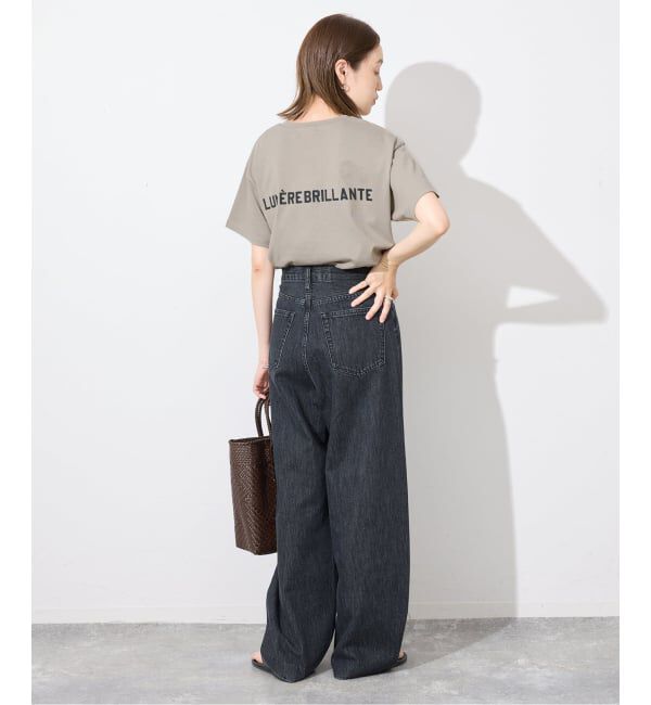 SLOBE IENA「LE DENIM ライトカーブバギーデニムパンツ」|デニム|