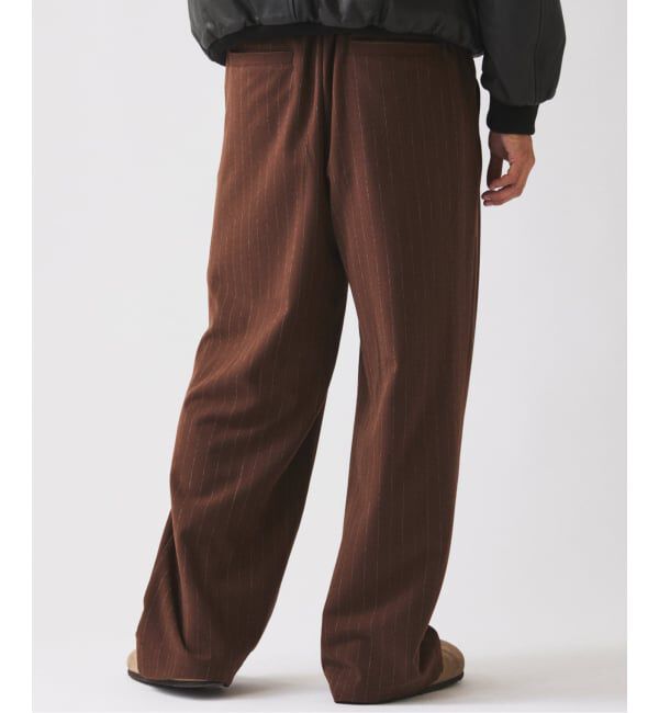 JOURNAL STANDARD relume「ヒールカット ルーズ ストライプ スラックス」|スラックス|