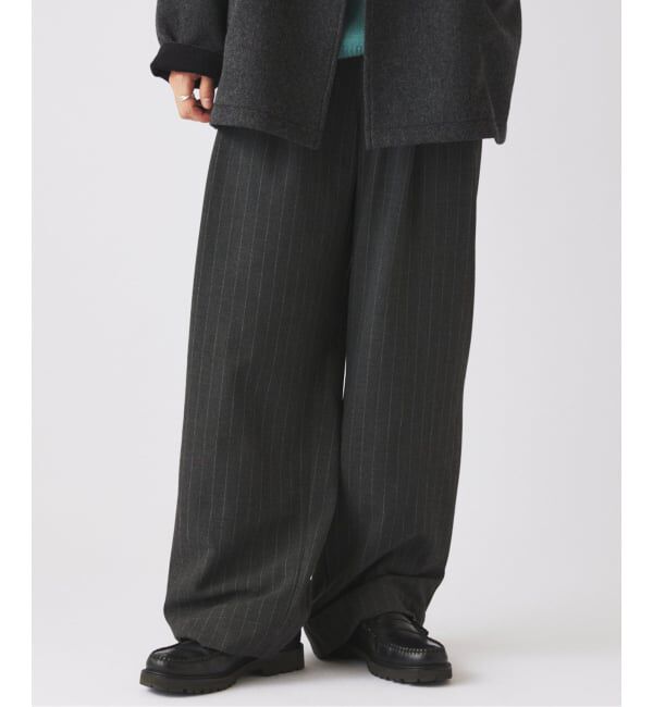 JOURNAL STANDARD relume「ヒールカット ルーズ ストライプ スラックス」|スラックス|