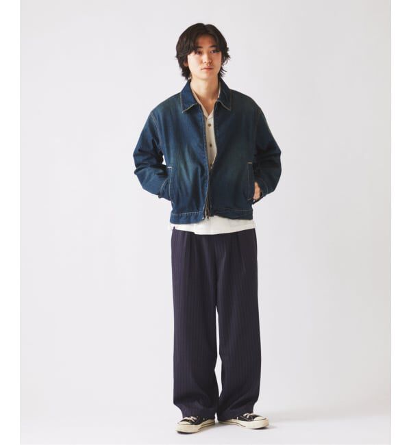JOURNAL STANDARD relume「ドビーストライプ オーバーパンツ」|スラックス|