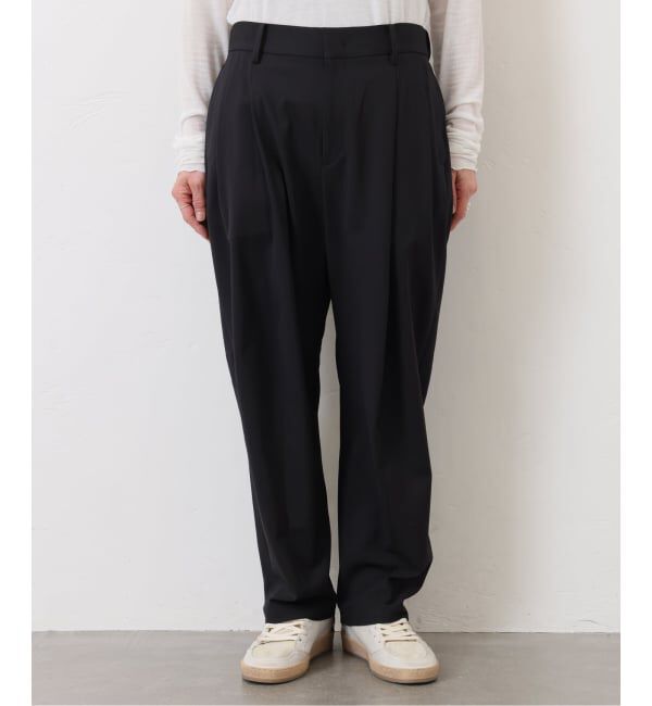 journal standard luxe「ライトツイル タックテーパーパンツ」|スラックス|