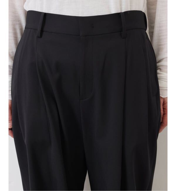 journal standard luxe「ライトツイル タックテーパーパンツ」|スラックス|