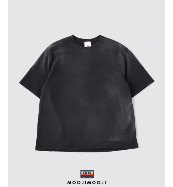 JOURNAL STANDARD「《予約》MOOJI MOOJI / ム―ジ ム―ジ オーバーサイズ エイジド クロップ Tシャツ」|Tシャツ・カットソー|ブラック