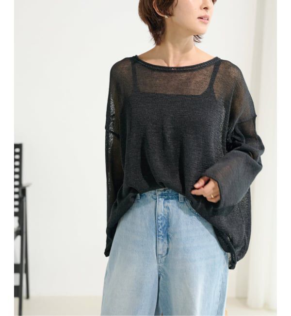 JOURNAL STANDARD relume「《追加2》PEリネンルーズプルオーバー」|ニット・セーター|