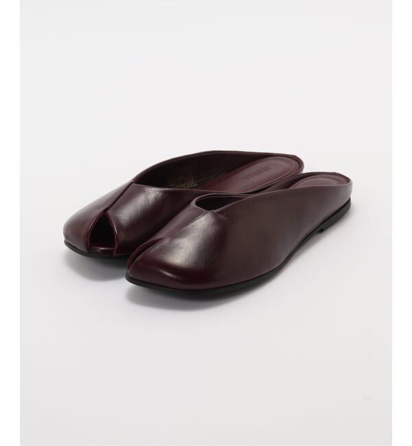 journal standard L'essage「ALOHAS/アロハス Timmy Rift Burgundy Leather Mules ミュール」|その他|