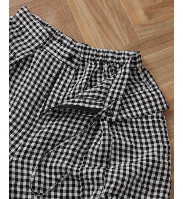 journal standard luxe「《予約》リネンチェック カーゴパンツ」|カーゴ|