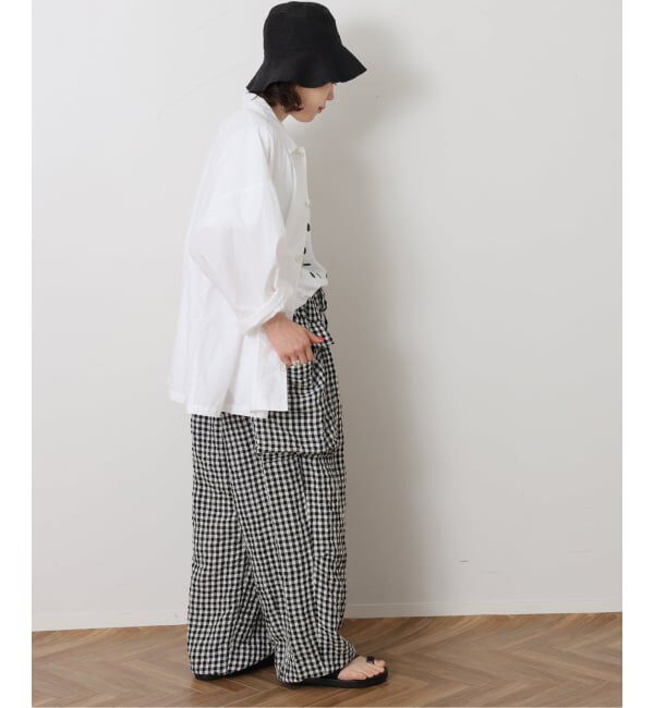 journal standard luxe「《予約》リネンチェック カーゴパンツ」|カーゴ|