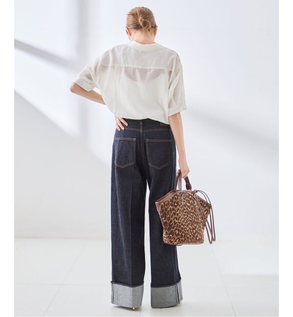 journal standard L'essage「ターンアップデニムパンツ」|デニム|