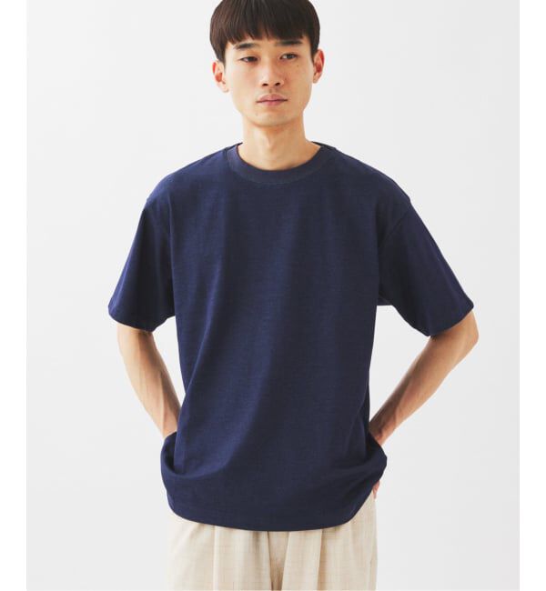 JOURNAL STANDARD relume「《予約》【接触冷感】ダブルフェイス バックメッシュ Tシャツ」|Tシャツ・カットソー|ネイビー