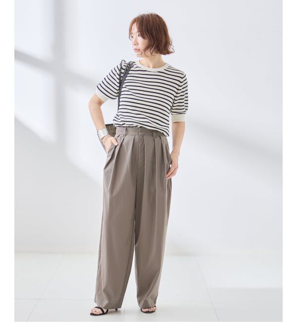 journal standard L'essage「《追加/撥水/UVカット/手洗い可》WATER REPELLENT/UVカットパンツ」|スラックス|
