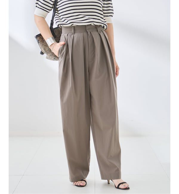 journal standard L'essage「《追加/撥水/UVカット/手洗い可》WATER REPELLENT/UVカットパンツ」|スラックス|