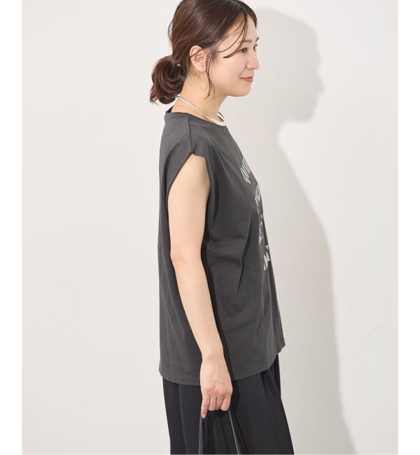 JOURNAL STANDARD「【接触冷感】アイスコンパクトロゴフレンチ Tシャツ」|Tシャツ・カットソー|