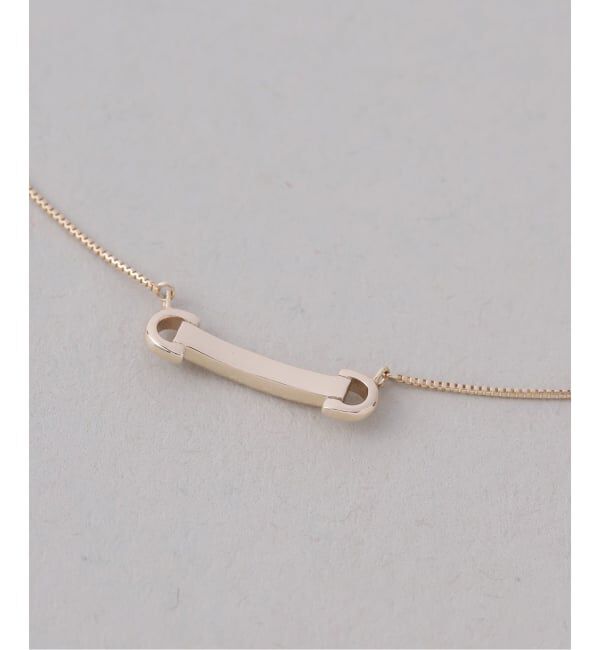 Lilas by Spick&Span「《WEB限定》バックルネックレス K10」|ネックレス|