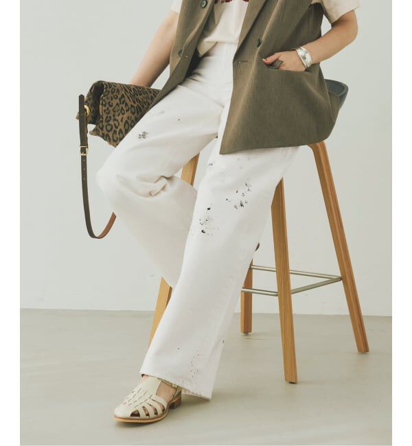 Spick and Span「AUTHEN / オーセン LAUREL WIDE CL」|デニム|