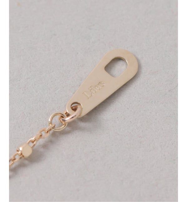 Lilas by Spick&Span「メレダイヤバチカングリーンアメジスト55cmネックレス K10」|ネックレス|