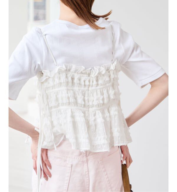 U by SPICK&SPAN「Atelier Edition/アトリエ エディション SHIRRING STRING PLEATED」|シャツ・ブラウス|
