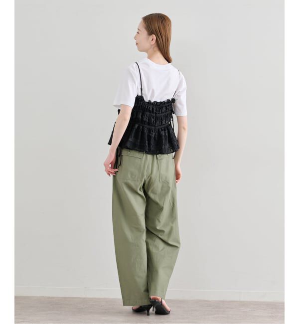 U by SPICK&SPAN「Atelier Edition/アトリエ エディション SHIRRING STRING PLEATED」|シャツ・ブラウス|