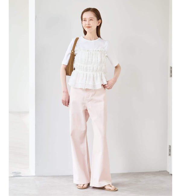 U by SPICK&SPAN「Atelier Edition/アトリエ エディション SHIRRING STRING PLEATED」|シャツ・ブラウス|