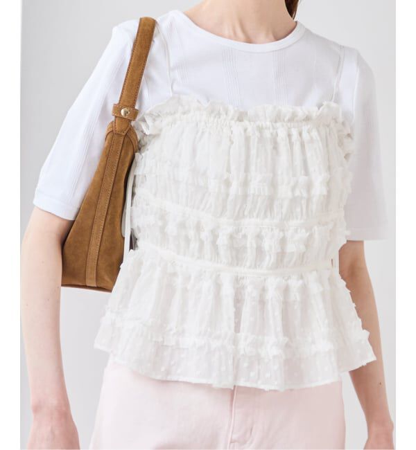 U by SPICK&SPAN「Atelier Edition/アトリエ エディション SHIRRING STRING PLEATED」|シャツ・ブラウス|