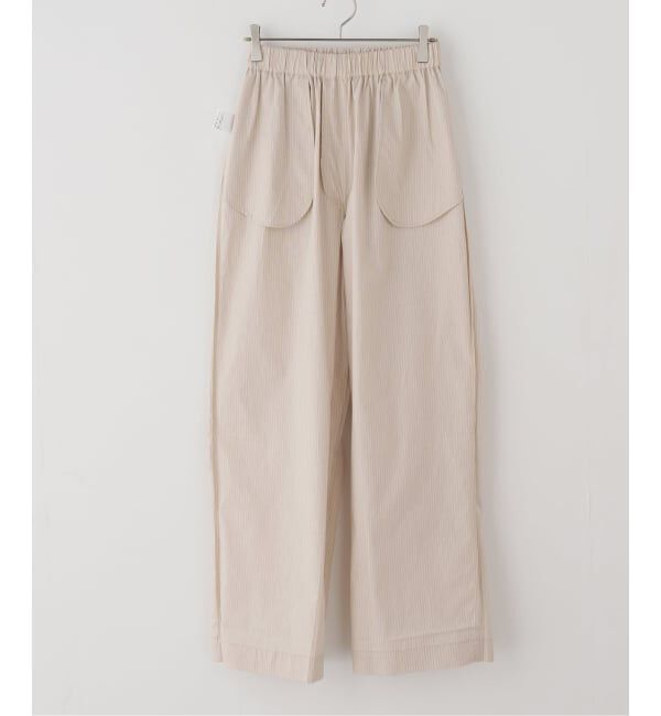 FRAMeWORK「BASERANGE/ベースレンジ CLAUDE PANTS(ベージュ)」|スラックス|