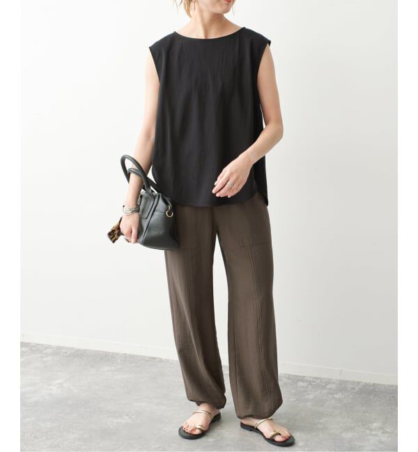 Spick and Span「ドレープツイルイージーファティーグパンツ」|スラックス|