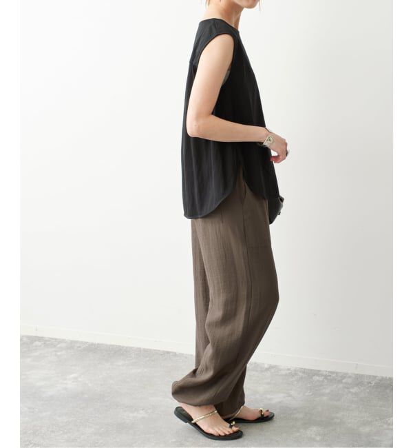 Spick and Span「ドレープツイルイージーファティーグパンツ」|スラックス|