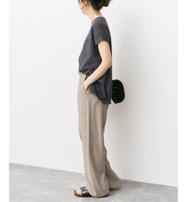 Spick and Span「ドレープツイルイージーファティーグパンツ」|スラックス|