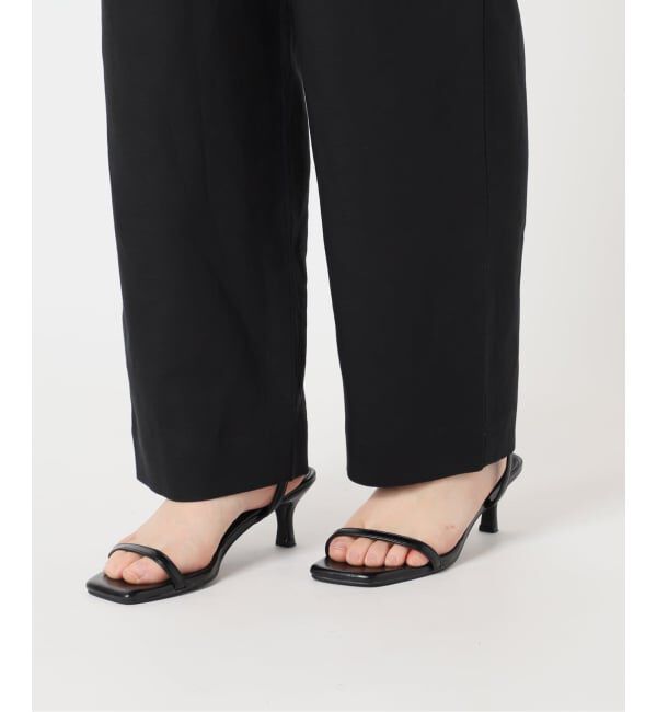 U by SPICK&SPAN「《接触冷感》VIS麻イージータックスラックス」|スラックス|