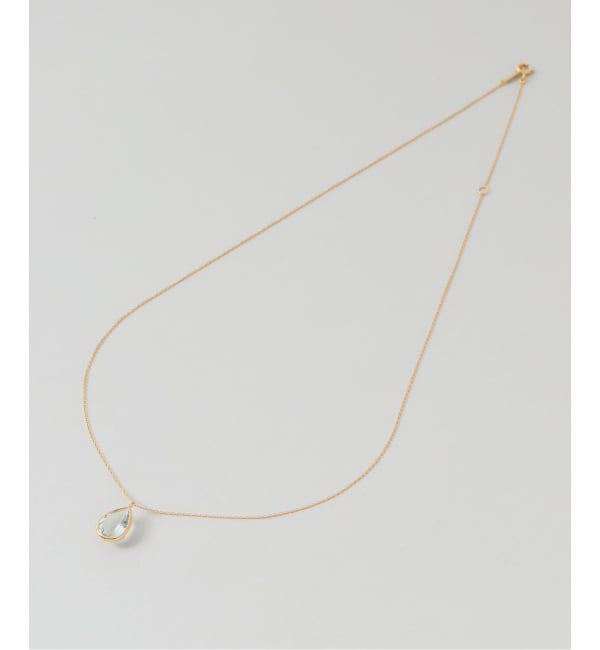 Spick and Span「《WEB限定予約》【SAMH by LILAS】グリーンアメジストネックレス SVK18GP」|ネックレス|