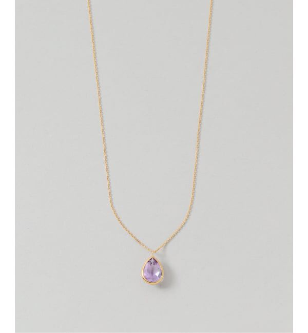 Spick and Span「《WEB限定予約》【SAMH by LILAS】ピンクアメジストネックレス SVK18GP」|ネックレス|