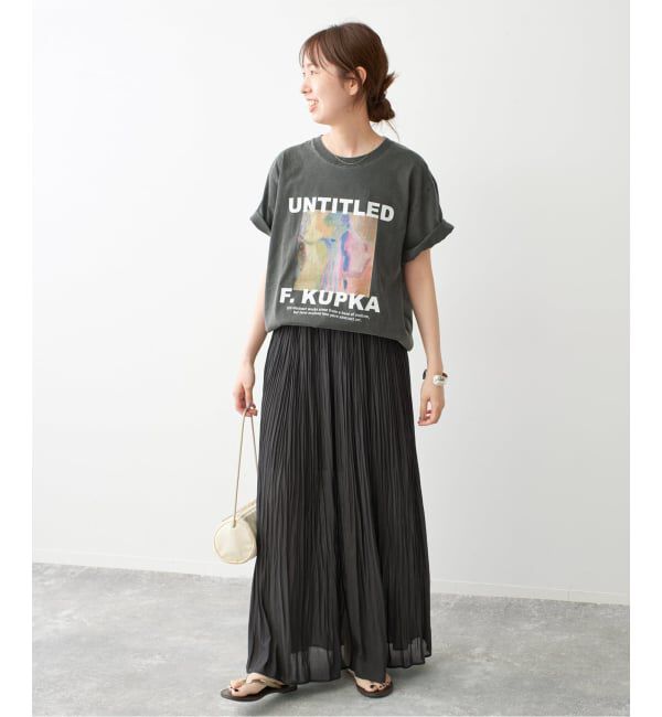 Spick and Span「スプリットジョーゼットプリーツスカート」|スカート|
