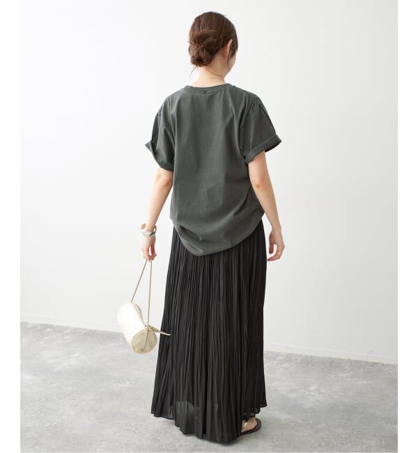 Spick and Span「スプリットジョーゼットプリーツスカート」|スカート|