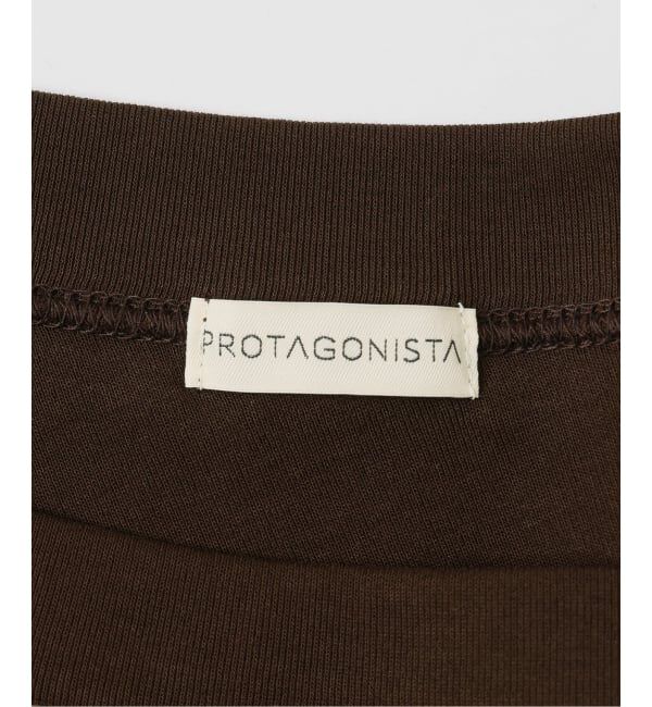 NOBLE「《予約》PROTAGONISTA/プロタゴ二スタ オフショルダーTシャツ」|Tシャツ・カットソー|
