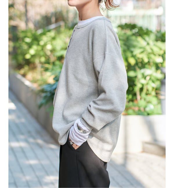 Spick and Span「《WEB限定 / 追加予約》2枚SETヘンリーネックプルオーバー」|Tシャツ・カットソー|