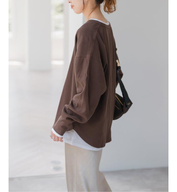 Spick and Span「《WEB限定 / 追加予約》2枚SETヘンリーネックプルオーバー」|Tシャツ・カットソー|