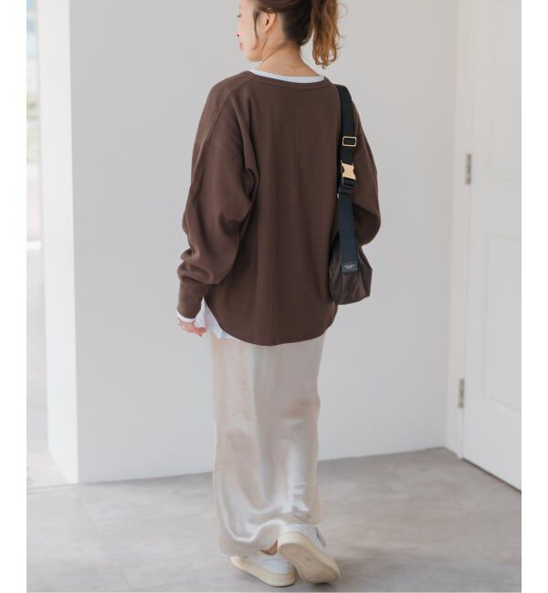 Spick and Span「《WEB限定 / 追加予約》2枚SETヘンリーネックプルオーバー」|Tシャツ・カットソー|