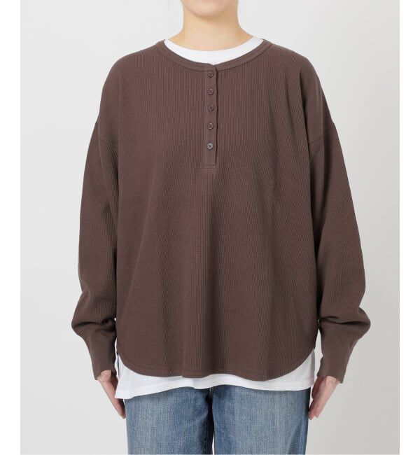 Spick and Span「《WEB限定 / 追加予約》2枚SETヘンリーネックプルオーバー」|Tシャツ・カットソー|