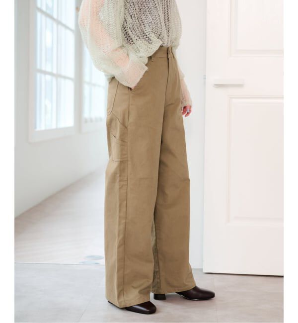 U by SPICK&SPAN「《予約》ピーチルーズペインターパンツ」|カーゴ|