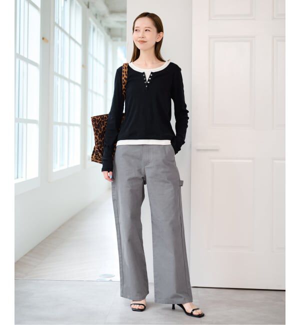 U by SPICK&SPAN「《予約》ピーチルーズペインターパンツ」|カーゴ|
