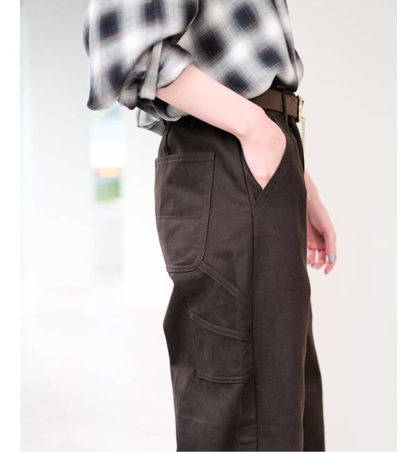 U by SPICK&SPAN「《予約》ピーチルーズペインターパンツ」|カーゴ|