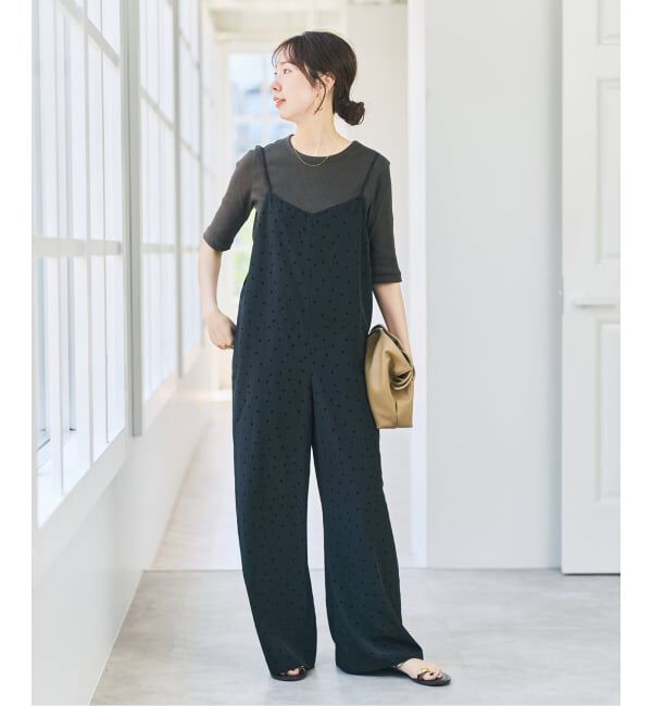 Spick and Span「《追加予約》フロッキードットキャミサロペット」|オールインワン|