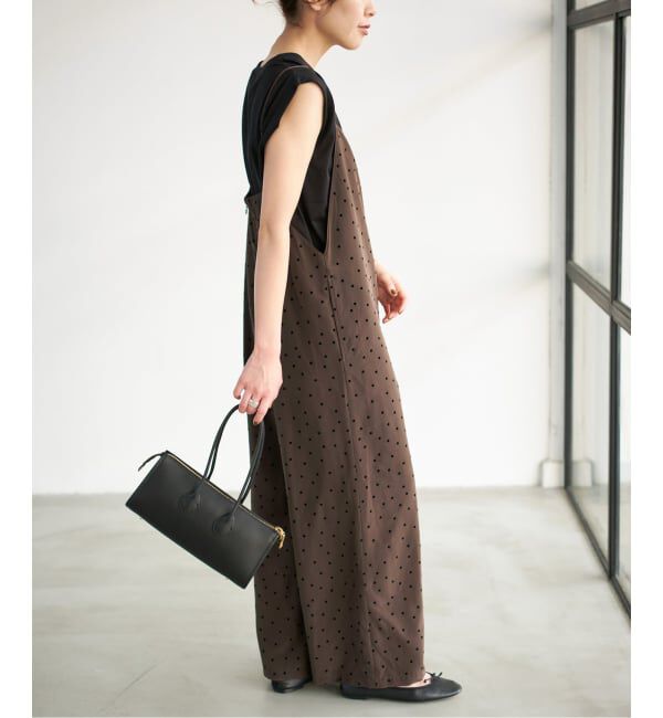 Spick and Span「《追加予約》フロッキードットキャミサロペット」|オールインワン|