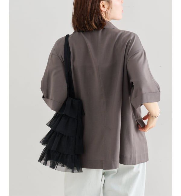 U by SPICK&SPAN「《追加予約》ウォッシャブルリネンジャケット」|テーラードジャケット|