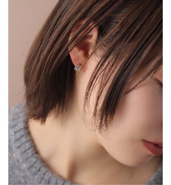 MIXストーンピアス K10（両耳）（Lilas by Spick&Span）｜ルミネの
