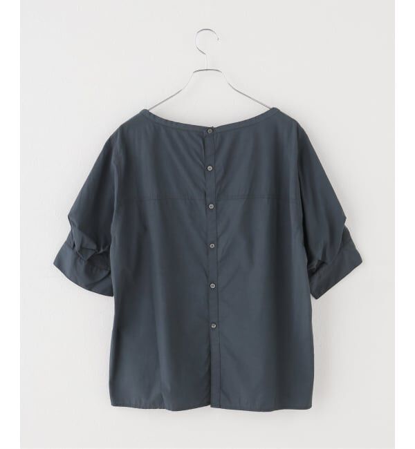 Spick and Span「スタンドカラーバックボタンブラウス」|シャツ・ブラウス|