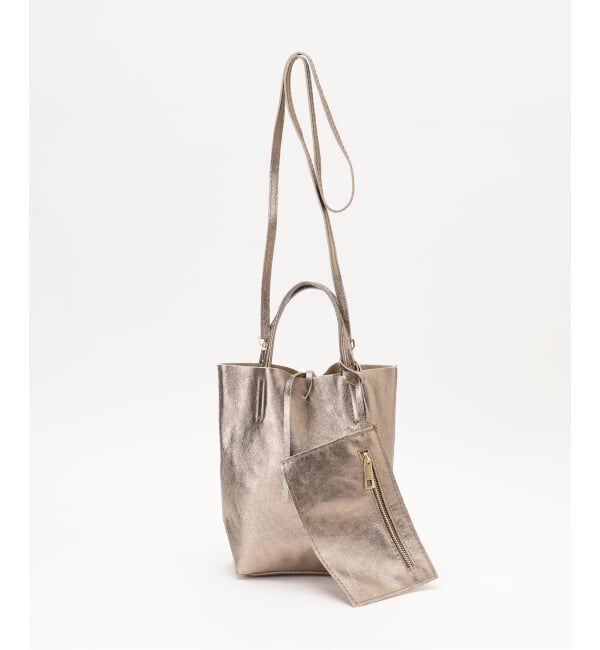  「MILLELA FIRENZE/ミレッラ METALLIC MINI TOTE」|トートバッグ|